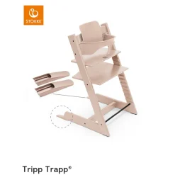 Baby set² voor Tripp Trapp hoge stoel poederroze