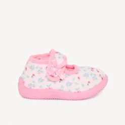 Babyslofjes met bloemmotief meisjes