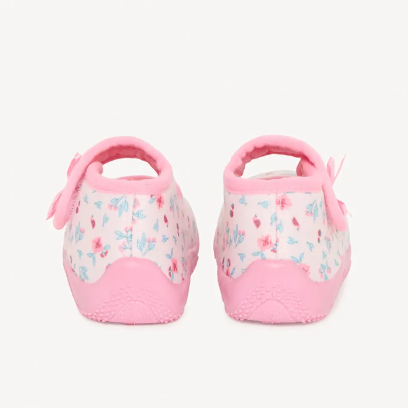 Babyslofjes met bloemmotief meisjes
