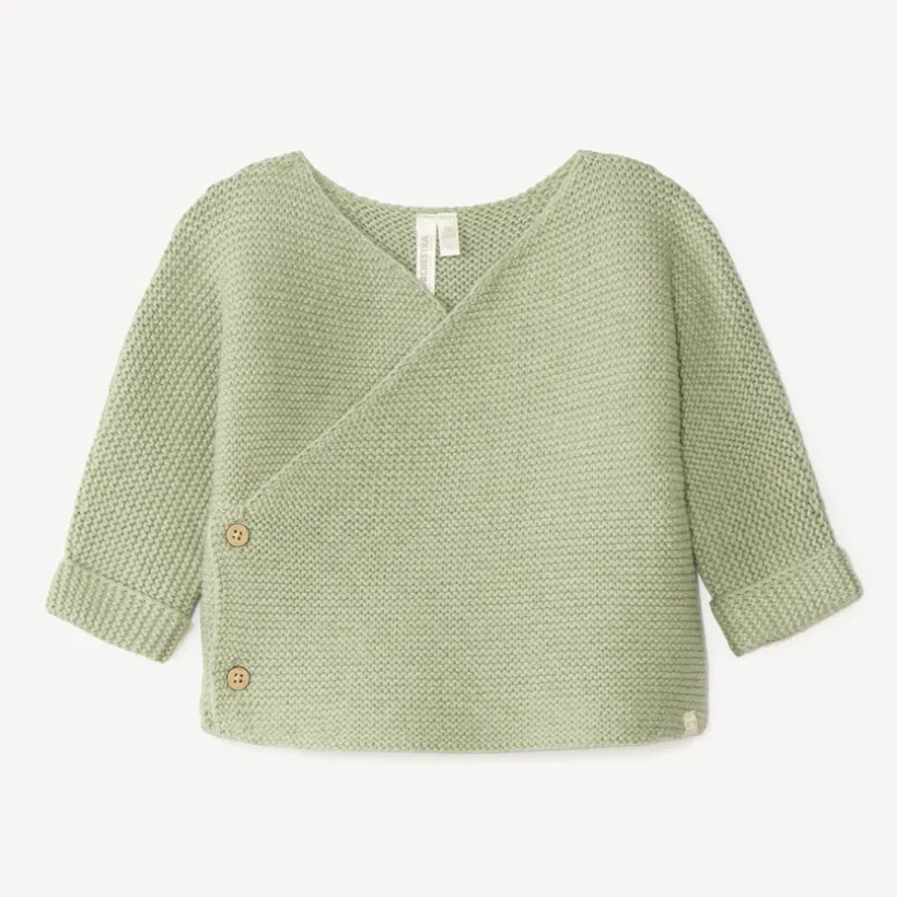 Baby vest knitted