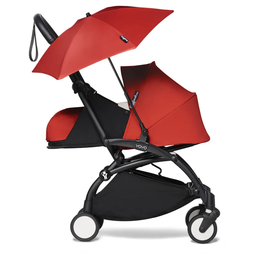 BABYZEN YOYO zonnescherm rood met UPF 50+ bescherming