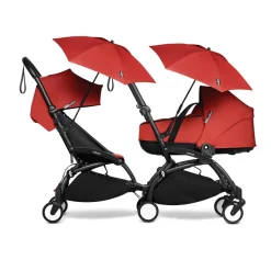 BABYZEN YOYO zonnescherm rood met UPF 50+ bescherming