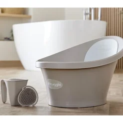 Badborstel silicone voor baby's - Taupe