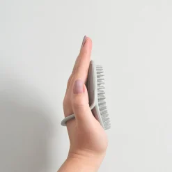 Badborstel silicone voor baby's - Taupe