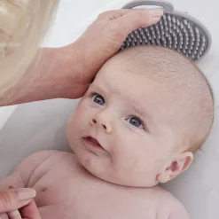 Badborstel silicone voor baby's - Taupe