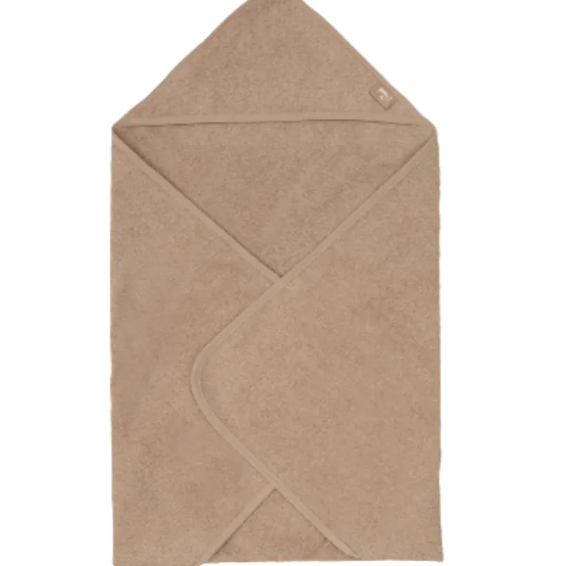 Badcape badstof 75x75cm Basics Milky Coffee