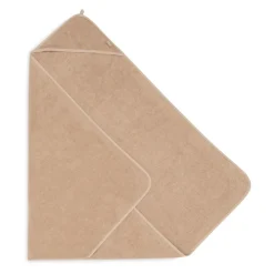 Badcape badstof 100x100 cm - Biscuit