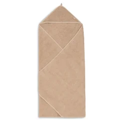 Badcape badstof 100x100 cm - Biscuit