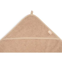 Badcape badstof 100x100 cm - Biscuit