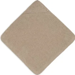 Badcape badstof 100x100cm Milky Coffee
