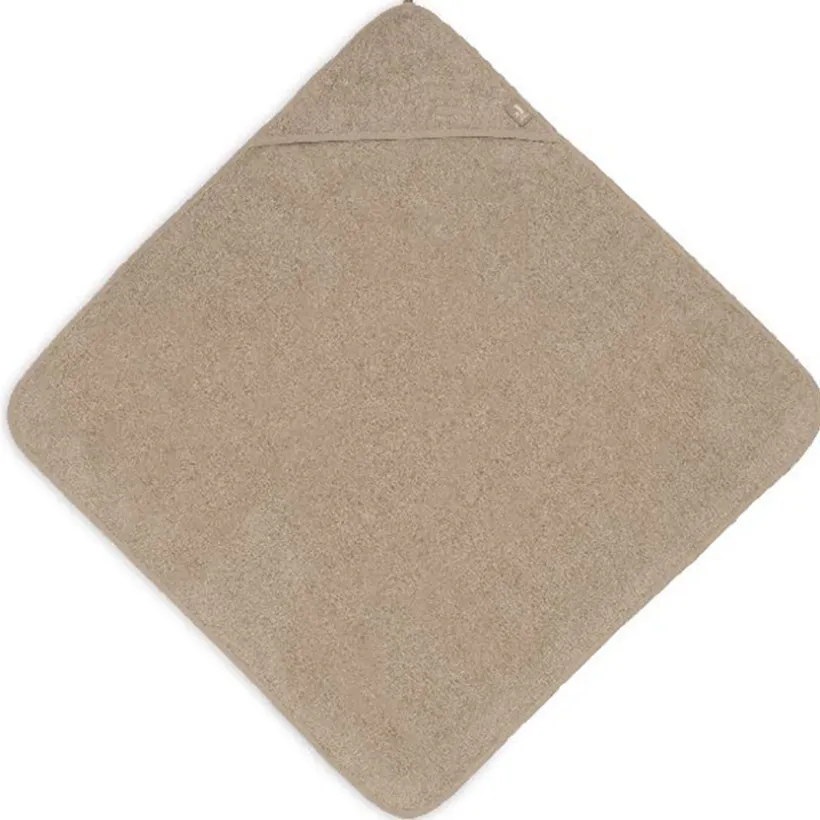 Badcape badstof 100x100cm Milky Coffee