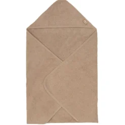 Badcape badstof 100x100cm Milky Coffee