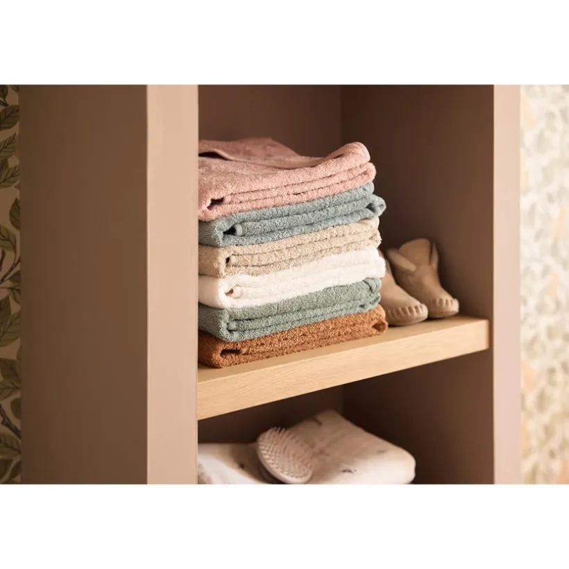 Badcape badstof 100x100cm Wild Rose