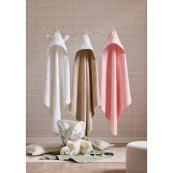 Badcape en washandje Hiver magique