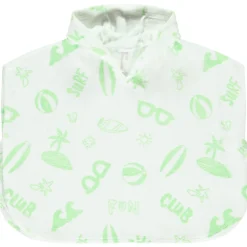 Badcape met strandprint voor baby