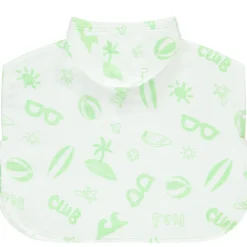 Badcape met strandprint voor baby