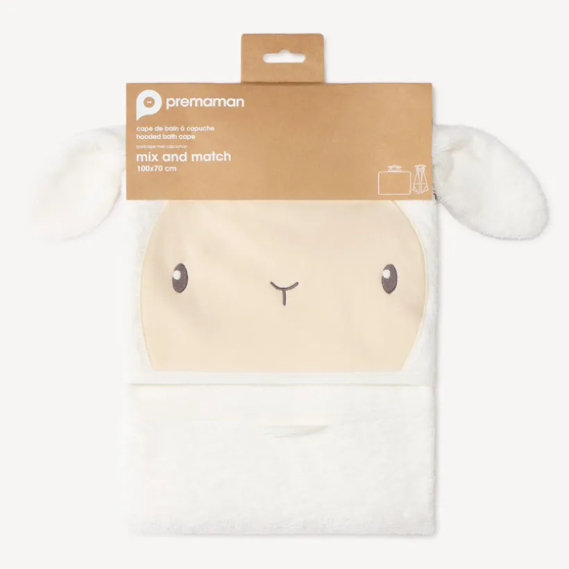 Badcape Mouton - 80x80 cm