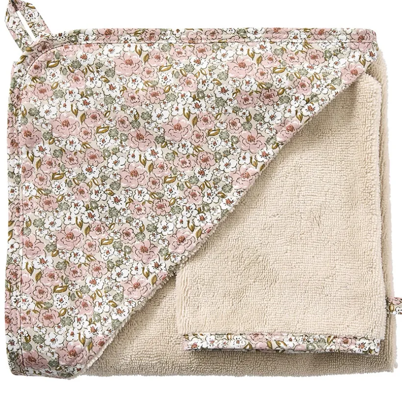 Badcape + washandje Afternoon Tea Biscuit/Liberty