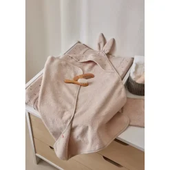 Badcape + washandje B&M Moka