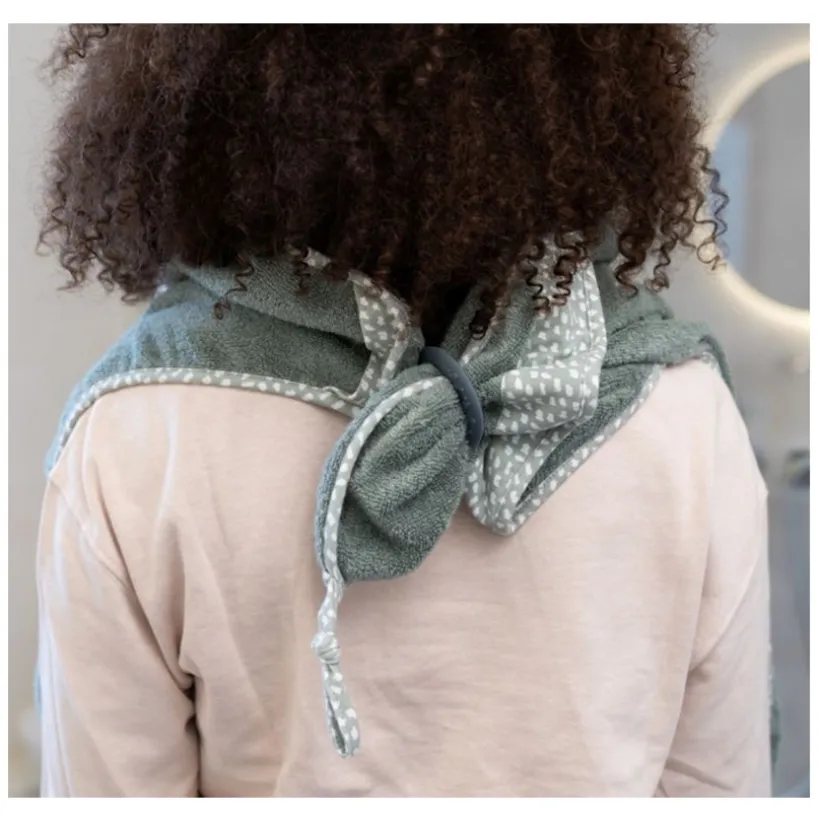 Badcape XL met bijtring Dry'n Play - Green
