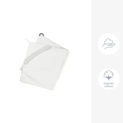 Badcape XL met bijtring Dry'n Play White
