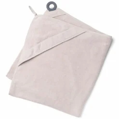 Badcape XL met bijtring Dry'n Play Almond