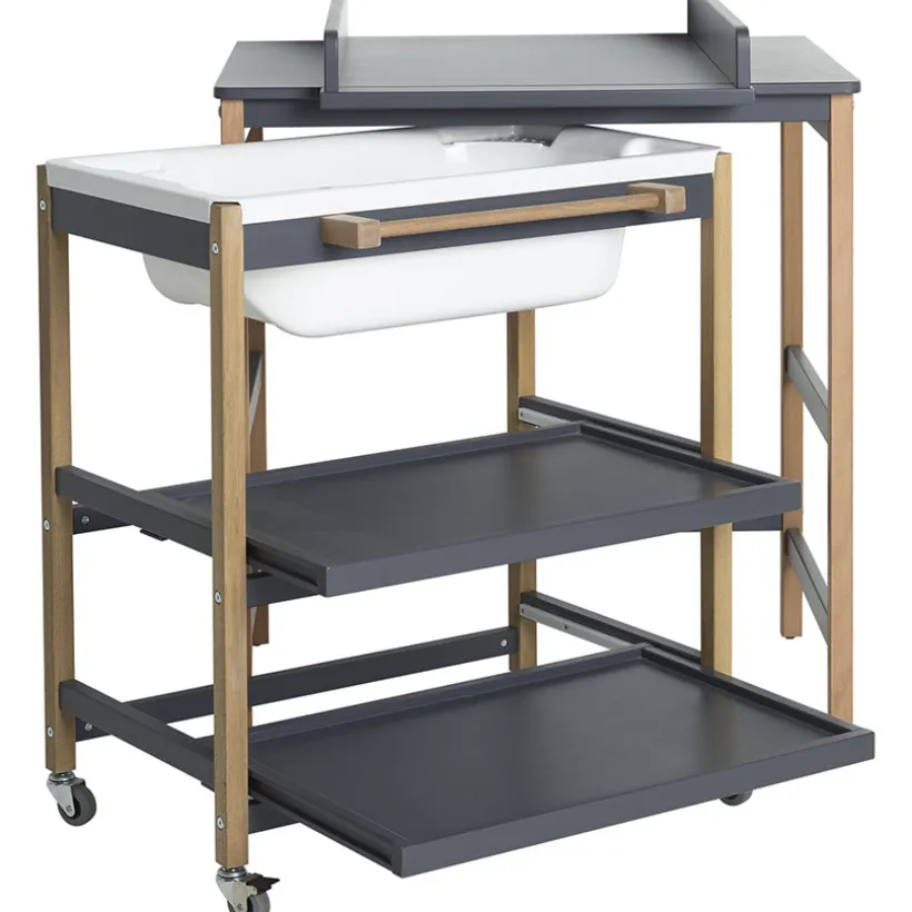 Badmeubel Smart Luiertafel + Bad Moonshadow Natural