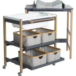 Badmeubel Smart Luiertafel + Bad Moonshadow Natural