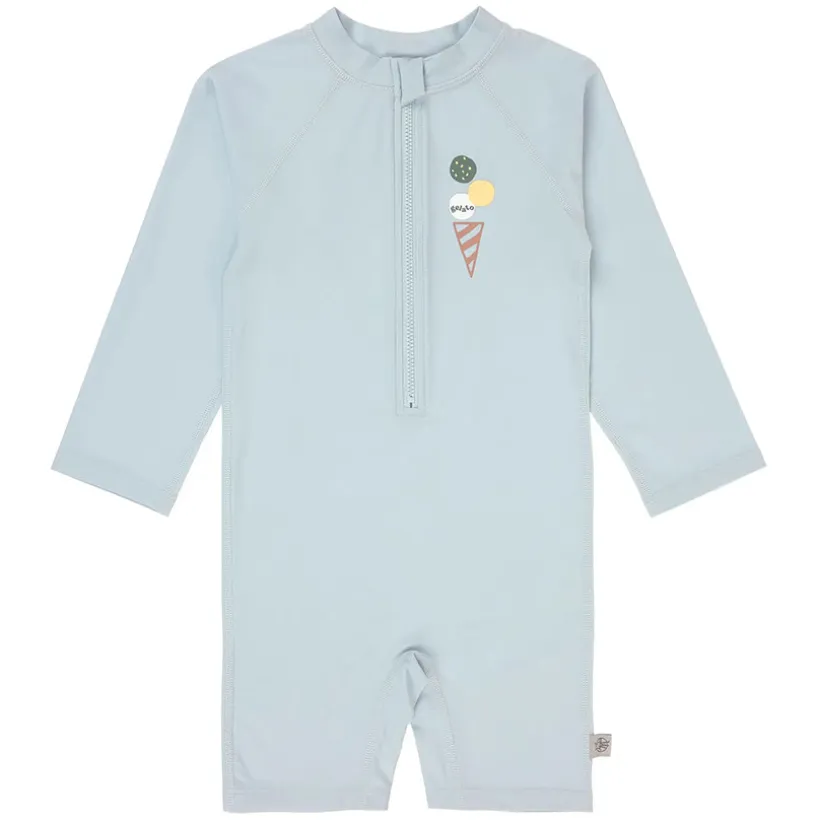 Badpak met lange mouwen T98 (25-36 maanden) Ice Cream Illusion Blue