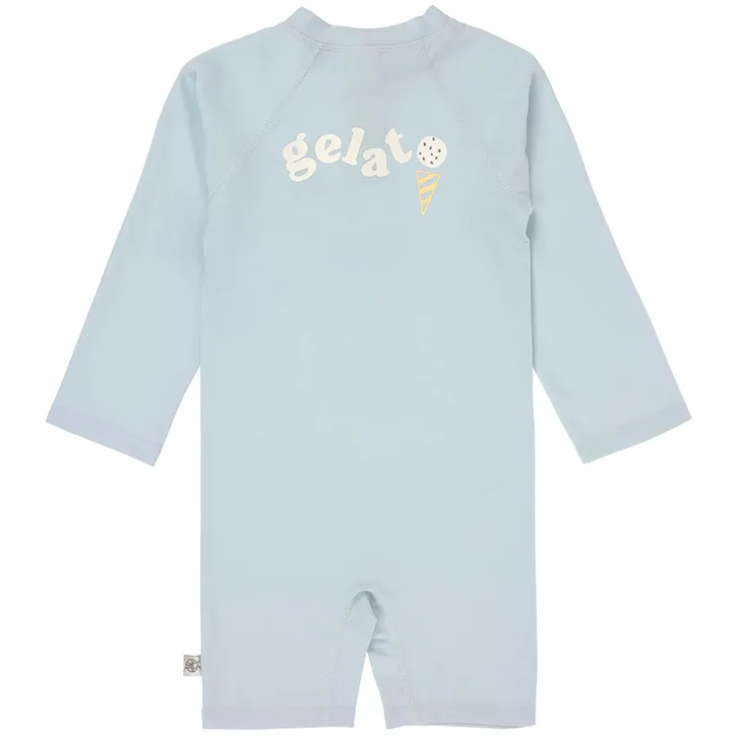 Badpak met lange mouwen T98 (25-36 maanden) Ice Cream Illusion Blue