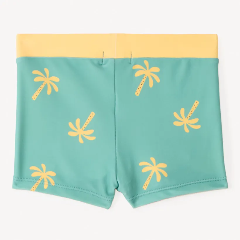 Badpak met palmprint voor babyjongen