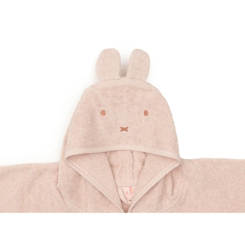 Badponcho badstof Miffy Silk Rose