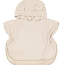 Badponcho gewafeld badstof - Warm White - 2/4 jaar