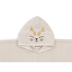 Badponcho in badstof Charlie de Kat