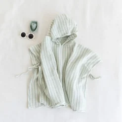 Badponcho mousseline-katoen Stripe 9/36m Relax