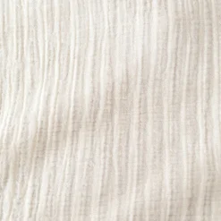 Badponcho mousseline-katoen Stripe 9/36m Sesame
