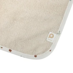 Badset met kap en washandje Roi des Forêts beige