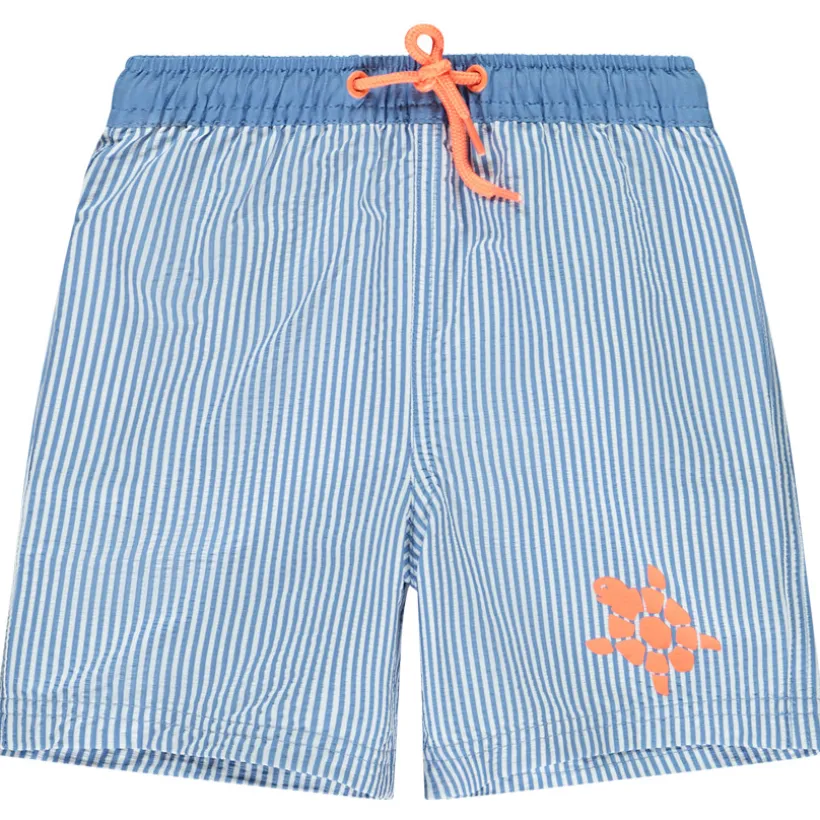 Badshort gestreept van seersucker voor babyjongens
