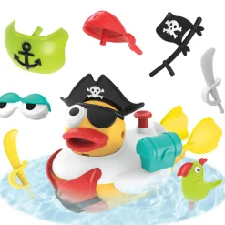 Badspeelgoed - Create 'n spray Pirateneend + 13 Accessoires