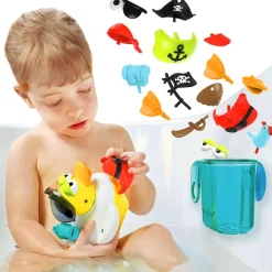 Badspeelgoed - Create 'n spray Pirateneend + 13 Accessoires