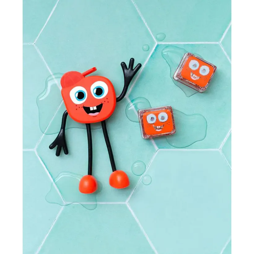 Badspeelgoed 1 Figuurtje & 2 blokjes lichtgevend 3jaar+ Sammy Red