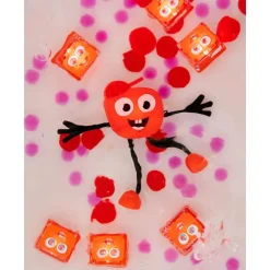 Badspeelgoed 1 Figuurtje & 2 blokjes lichtgevend 3jaar+ Sammy Red