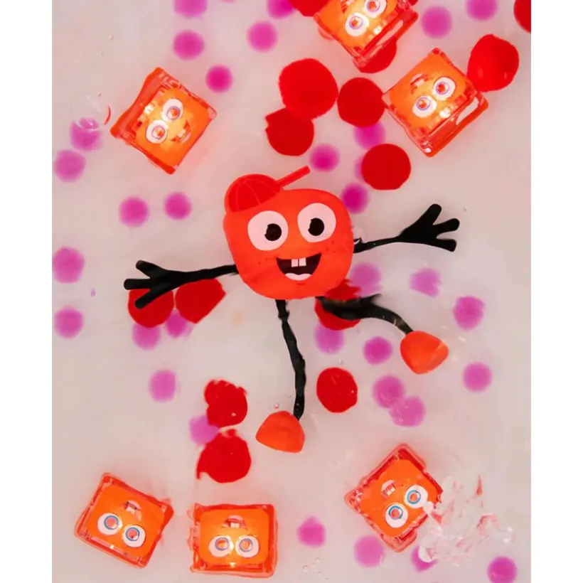 Badspeelgoed 1 Figuurtje & 2 blokjes lichtgevend 3jaar+ Sammy Red