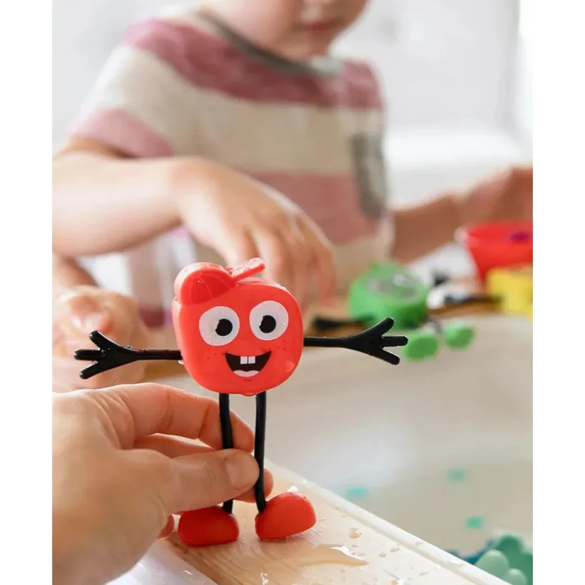 Badspeelgoed 1 Figuurtje & 2 blokjes lichtgevend 3jaar+ Sammy Red