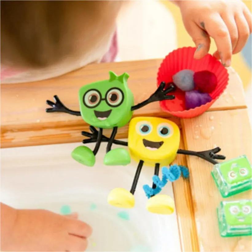 Badspeelgoed 1 Figuurtje & 2 blokjes 3jaar+ Alex Yellow