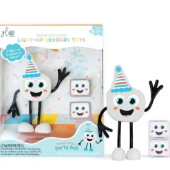 Badspeelgoed 1 Figuurtje & 2 blokjes lichtgevend 3jaar+ Party Pal White