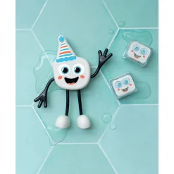 Badspeelgoed 1 Figuurtje & 2 blokjes lichtgevend 3jaar+ Party Pal White