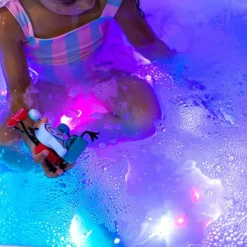 Badspeelgoed 4 lichtgevende blokjes in het water 3jaar+ Party Pal White