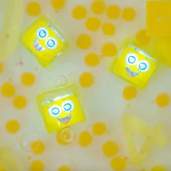 Badspeelgoed 4 lichtgevende blokjes in het water 3jaar+ Alex Yellow