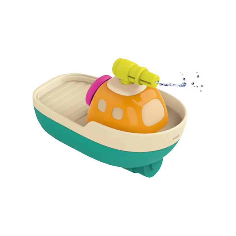 Badspeelgoed Toby de boot met watersproeier
